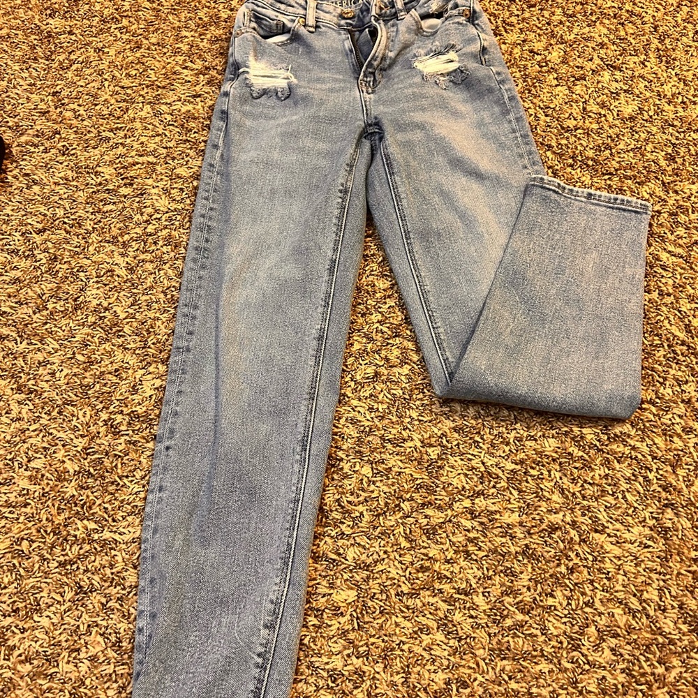 American Eagle Outfitters Light Blue Boyfriend Jeans